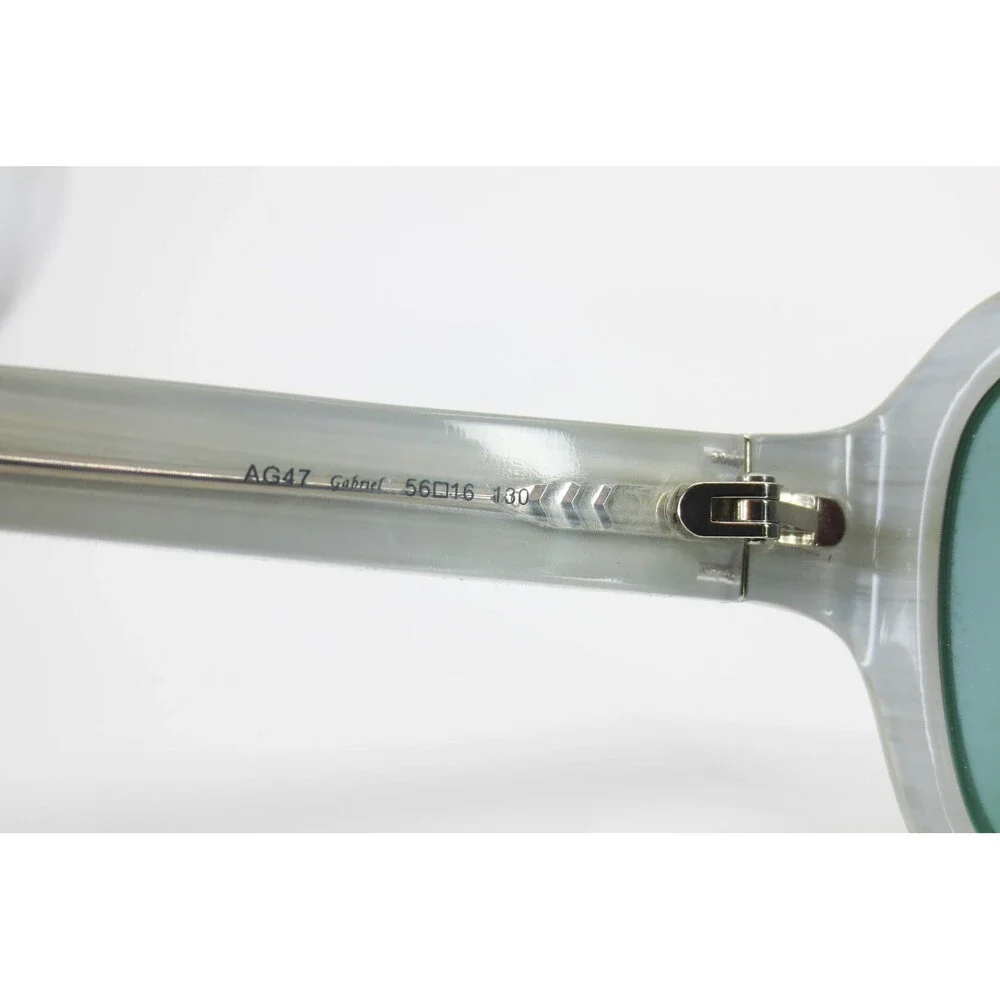 Ashby Grace Gabriel AG47 Sunglasses Tortoise Gray Oval Polarized 56-16-130